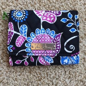Alpine Floral Vera Bradley trifold Wallet
